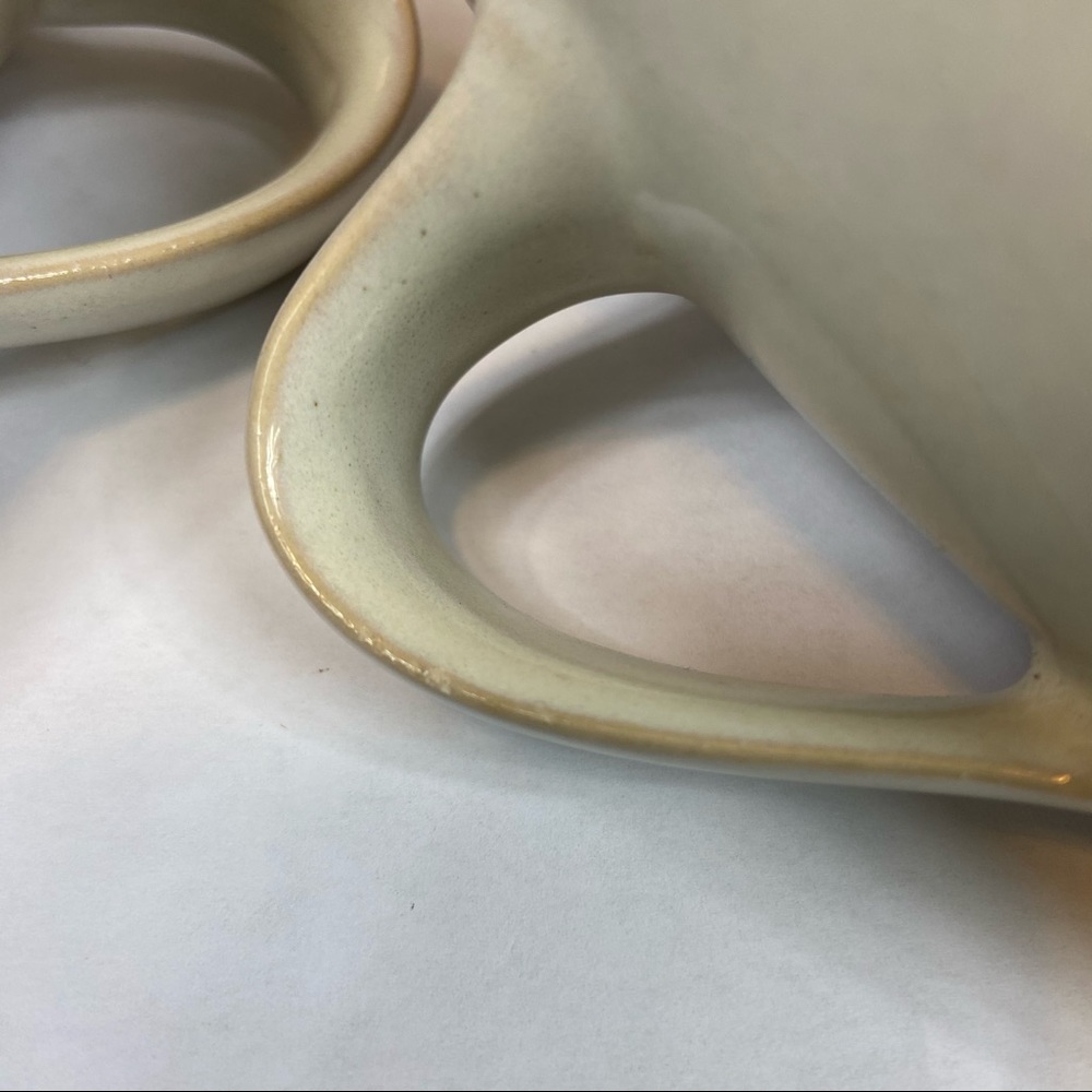 Jonathan Adler OJAI white mugs orange inside - Picture 10 of 12